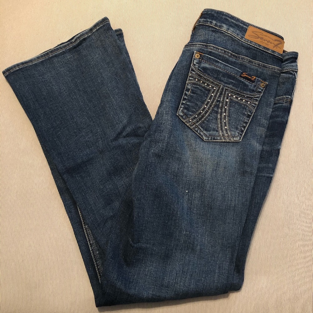 Bootcut Studded Pocket Jeans
